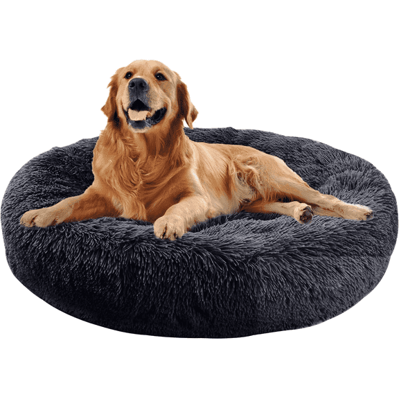 Nisrada Dog Bed for Medium Large Dogs, 36 inch Washable Round Cozy Soft Pet Bed