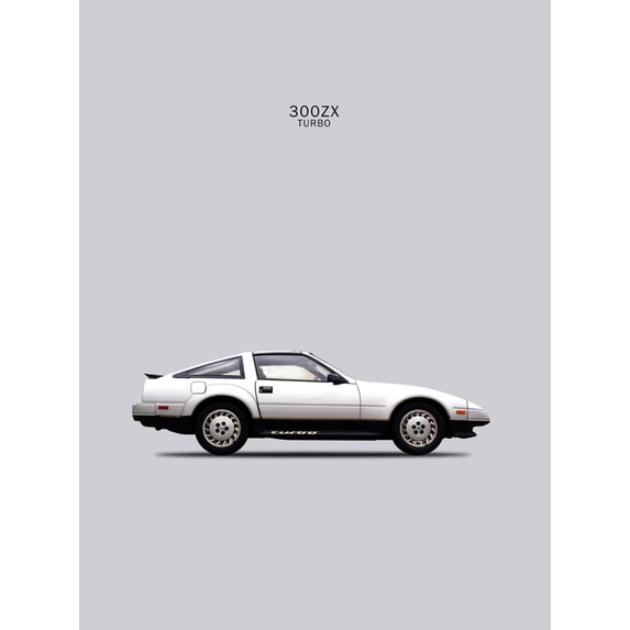 Art.com Nissan 300ZX Turbo 1984 Art Print by Mark Rogan, 24" x 32"