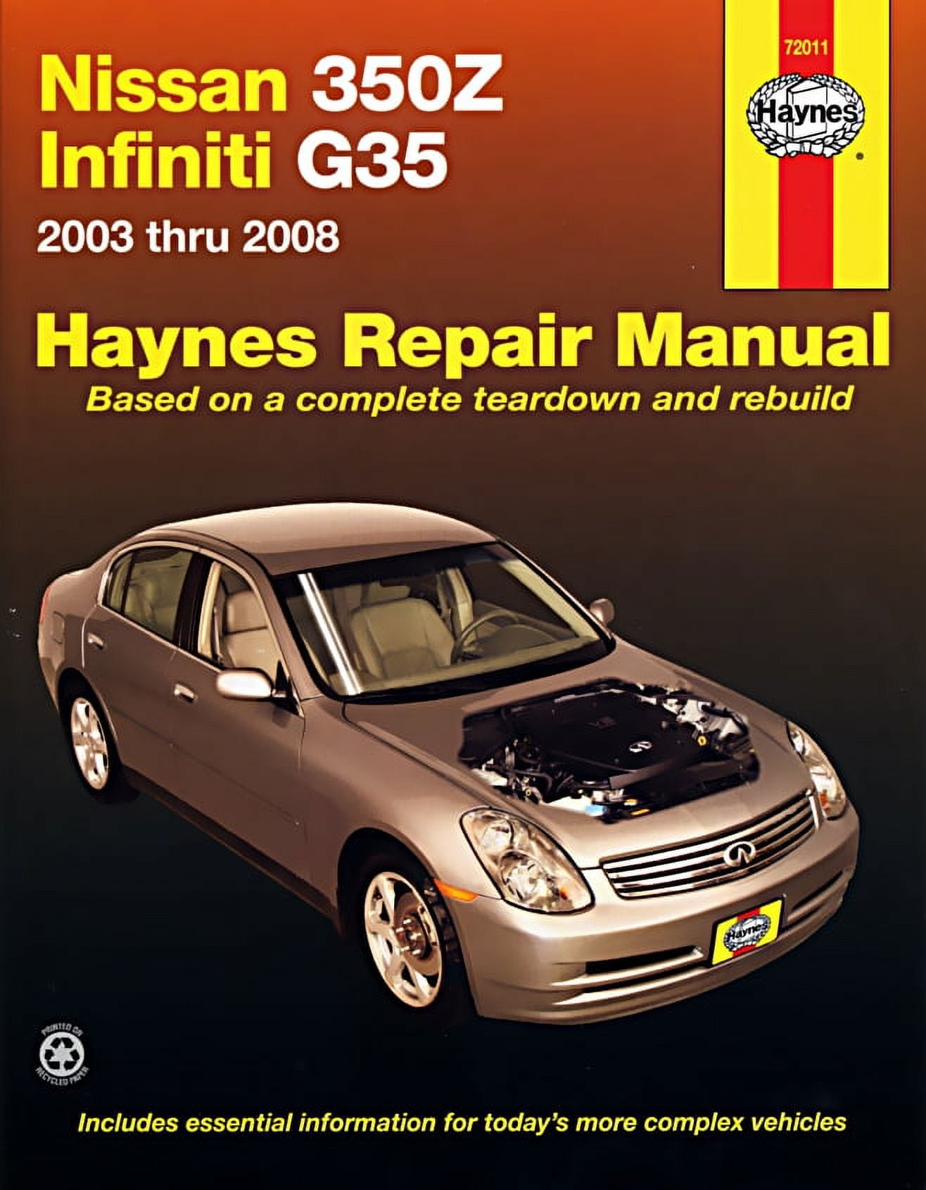 Haynes, Nissan 350Z and Infiniti G35 (03-08) Repair Manual