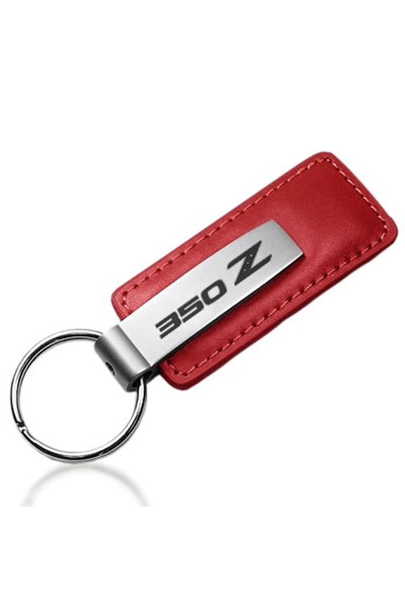 Nissan 350Z Red Leather Key Chain
