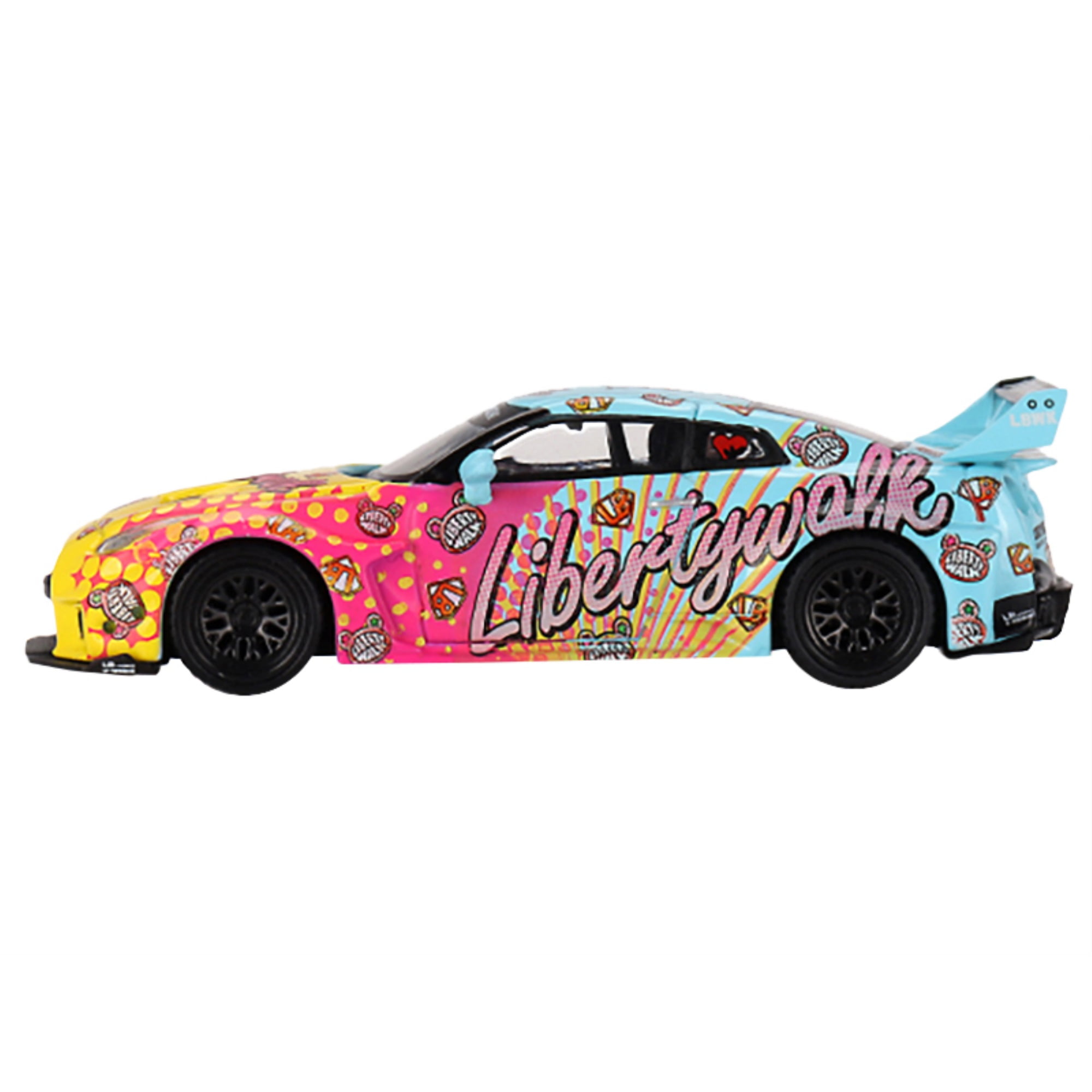 MINIGT 35GT-RR Ver.1 LB-Silhouette Works GT Light Blue and India
