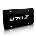 thumbnail image 1 of Nissan 370Z Logo Laser Etched Black Steel License Plate, 1 of 1