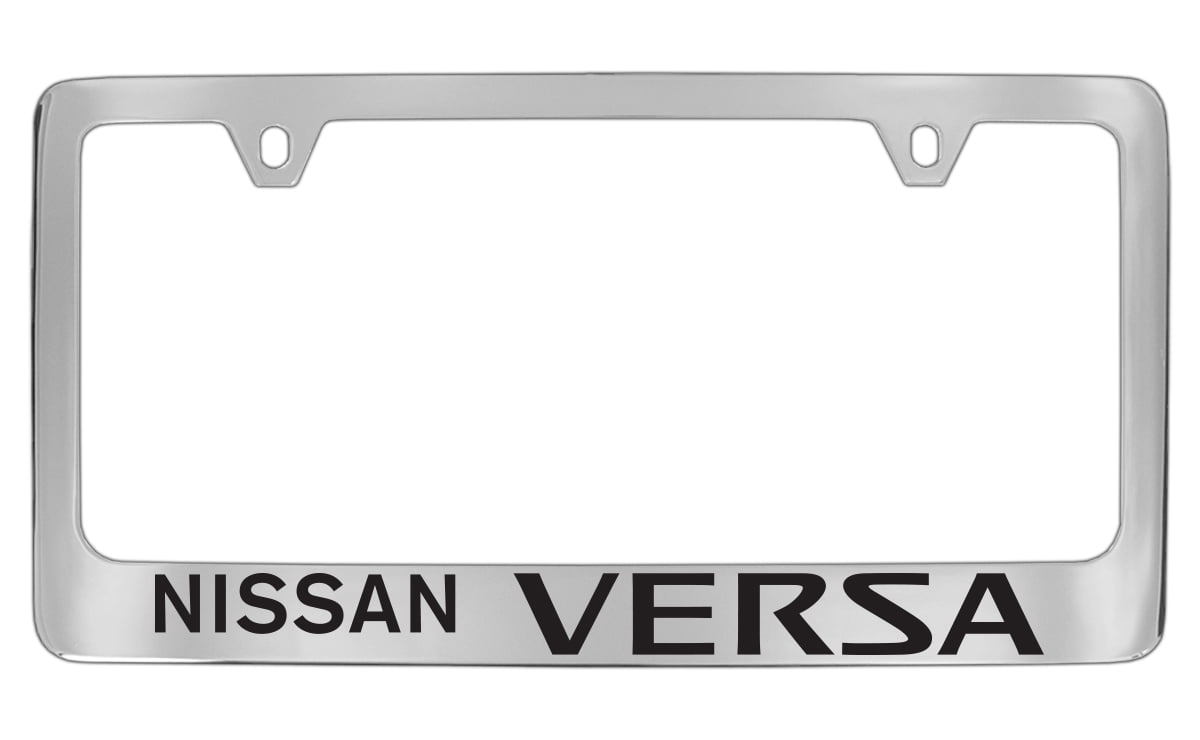 Nissan 370z Chrome Plated Metal License Plate Frame Holder
