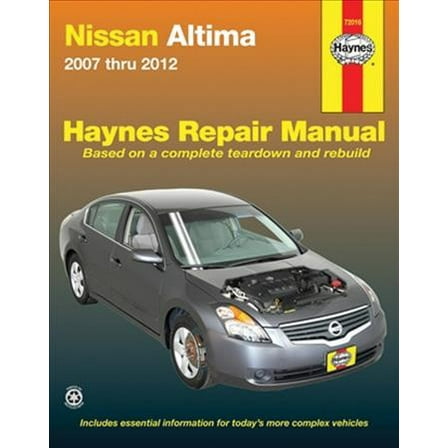 Pre-Owned Nissan Altima (07-12) Haynes Repair Manual ^