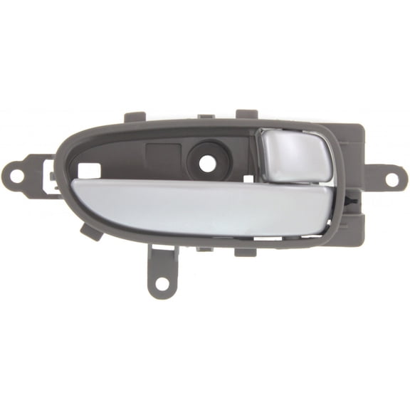 For Nissan Altima 2007-2013 Interior Door Handle Passenger Side | Front OR Rear | Beige Bezel with Silver Lever | With Door Lock Button | Replacement For 806709N00B