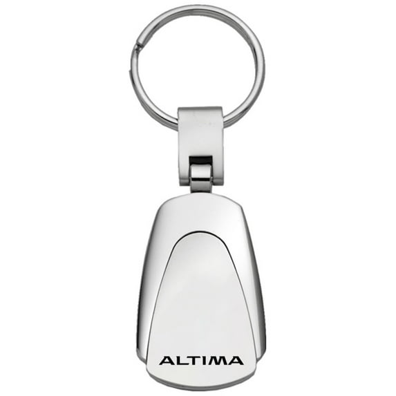 Nissan Altima Chrome Metal Tear Drop Key Chain