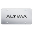 thumbnail image 1 of Nissan Altima Laser Etched Logo License Plate (Chrome), 1 of 1