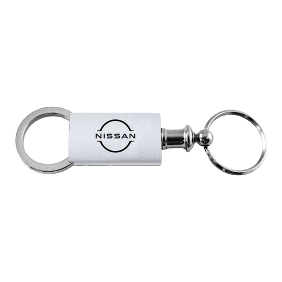 Nissan Anodized Aluminum Valet Key Fob (Silver)