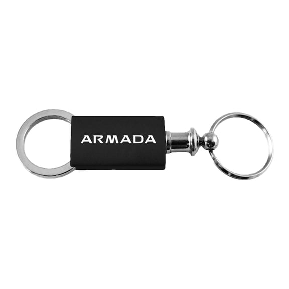 Nissan Armada Anodized Aluminum Valet Key Fob (Black)