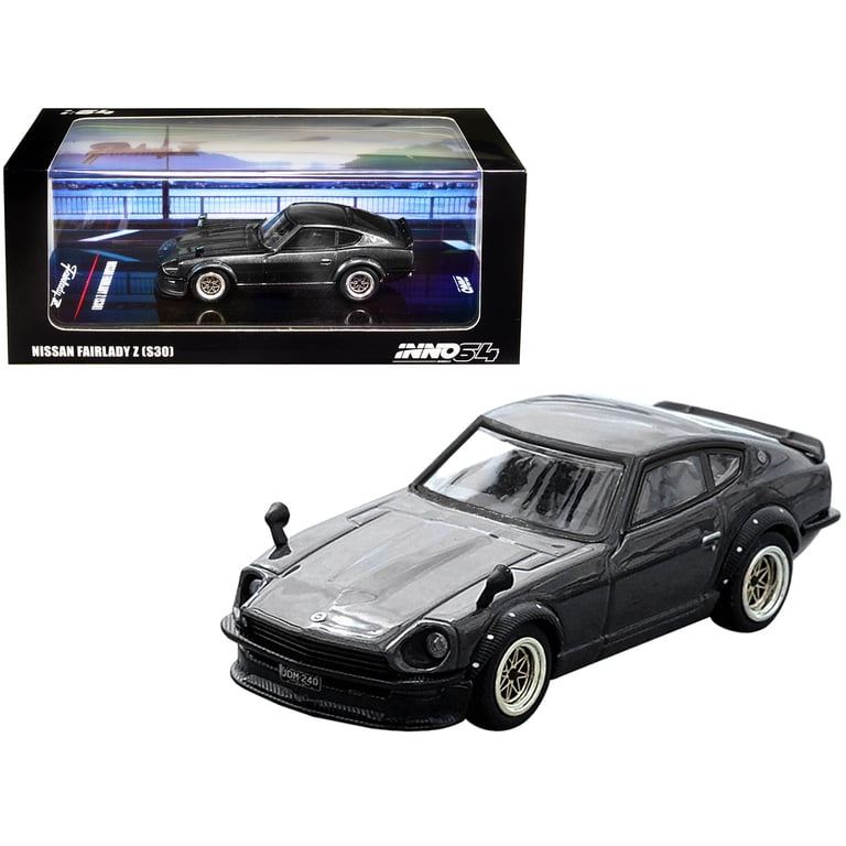 Nissan Fairlady Z (S30) Dark Gray Metallic 1/64 Diecast Model Car