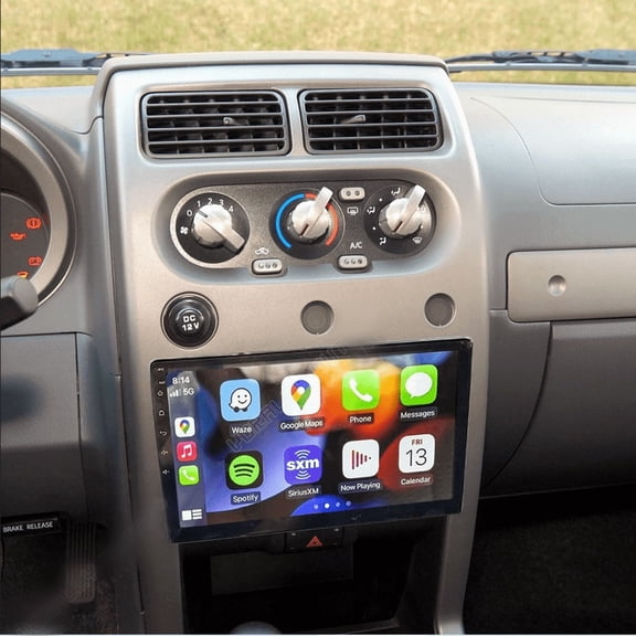 For Nissan Frontier 2001-2004 10.1" Android 15 Car Stereo, 4GB+64GB 2 DIN Head Unit with Wireless CarPlay Android Auto, GPS Navigation, DVR, SWC, Mirror Link/AHD Backup Camera & Microphone