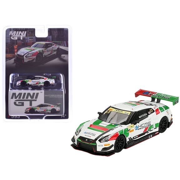 Nissan GT-R NISMO GT3 #23 Tsugio Matsuda "KCMG" "FIA GT World Cup Macau" (2018) Limited Edition 1/64 Diecast Model Car by Mini GT