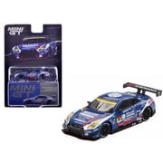 Nissan GT-R NISMO GT3 #56 REALIZE Nissan Mechanic Challenge GT-R Super GT Series 2023 1/64 Diecast Model Car by Mini GT