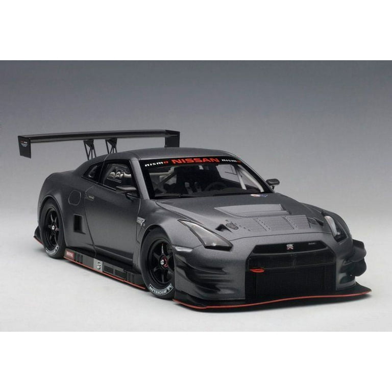 Nissan GT-R Nismo GT3 in Dark Matt Grey Composite Model Car