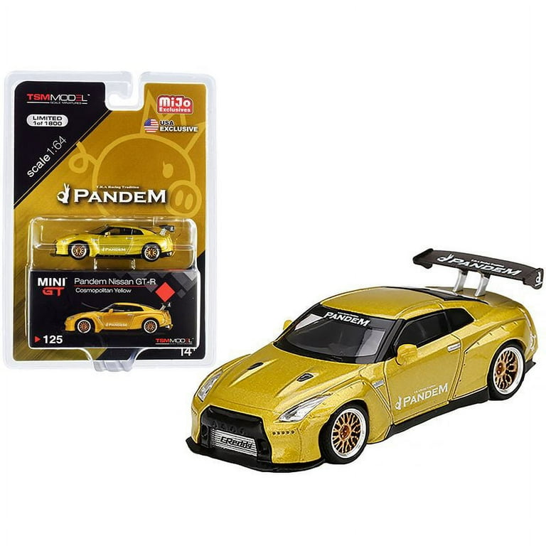 Nissan GT-R (R35) Pandem with GT Wing Cosmopolitan Yellow