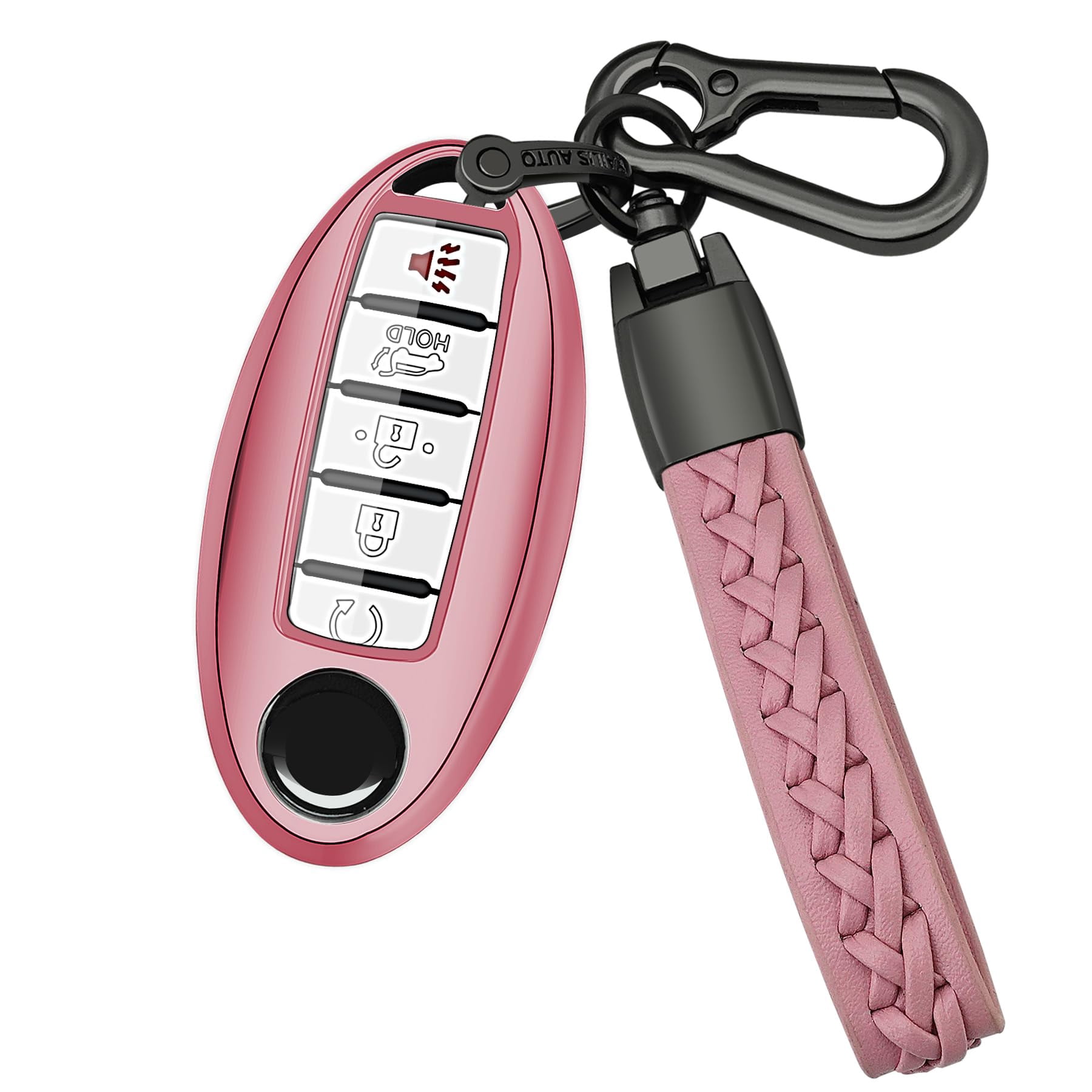 X3 Key Fob Cover - Leather Key Case for 3 5 7 Series Z4 M5 X1 X5 - Key Case Key Chain Keyless Holder Accessories - UK