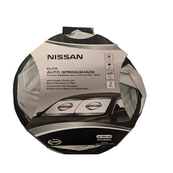 Nissan Licensed Windshield Sun Shade Foldable Universal Sunshade, come with 2 pcs