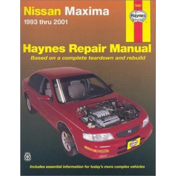 Pre-Owned Nissan Maxima 1993 thru 2001 (Hayne's Automotive Repair Manual) (Paperback) 1563924501 9781563924507