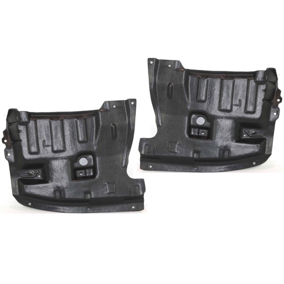 For Nissan Maxima Engine Splash Shield 1995 96 97 98 1999 Driver and Passenger Side | Pair | Front | Under Cover | Replacement For NI4151101, NI4151102 | 7589940U00, 7589840U00