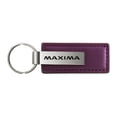 thumbnail image 1 of Nissan Maxima Rectangular Leather Key chain (Purple), 1 of 2
