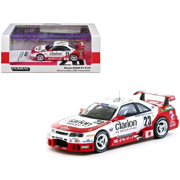 Nissan NISMO GT-R LM #23 "Presentation" "24 Hours of Le Mans" (1995) "Hobby64" Series 1/64 Diecast Model Car by Tarmac Works