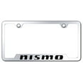 thumbnail image 1 of Nissan Nismo Laser Etched Logo Cut-Out License Plate Frame (Chrome), 1 of 3