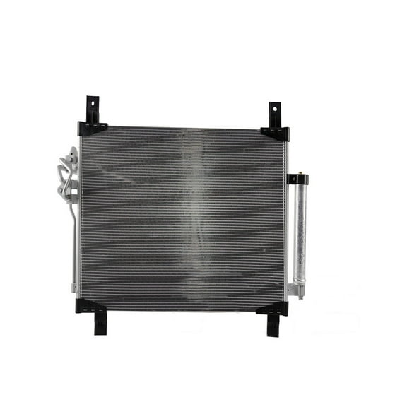 For Nissan Pathfinder 2022 2023 2024 A/C Condenser | Front | 3.8L V6 | Parallel Flow Condenser | Block Fitting Design | With Built-in Receiver/Dryer | Replacement For NI3030189 | 92100-6SA1A