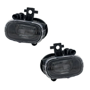 For Nissan Pathfinder 2022 2023 2024 Fog Light Driver and Passenger Side | Pair | LED | Clear Lens | Black | Replacement For NI2592142, NI2593142 | 261558990D, 261508990D