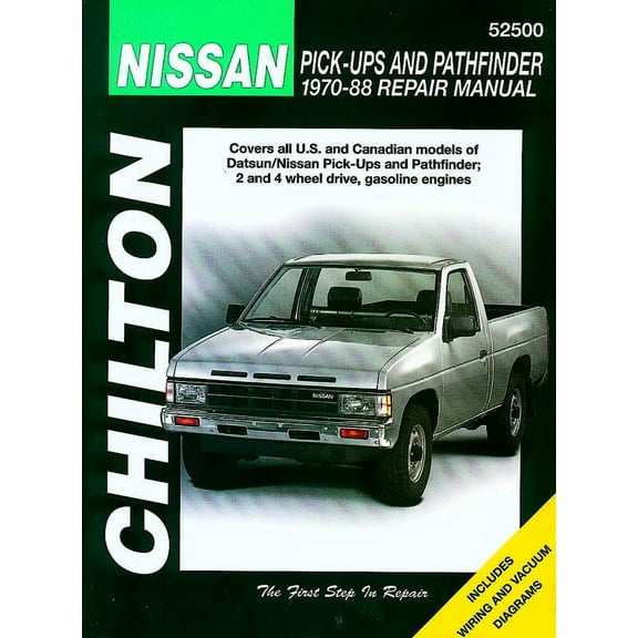 Nissan Pick-ups & Pathfinder for (1970-88) Chilton Repair Manual (USA) ^