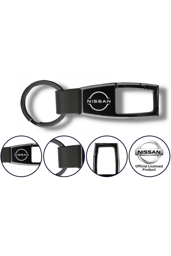 Nissan Premier Carabiner Key Fob (Black)