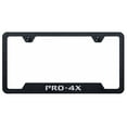 thumbnail image 1 of Nissan Pro-4X Laser Etched Logo Cut-Out License Plate Frame (Rugged Black), 1 of 1