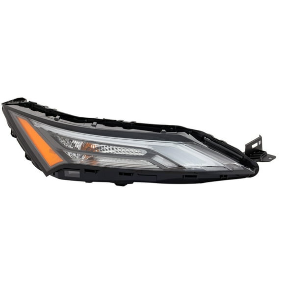 For Nissan Rogue 2021 2022 2023 Headlight Assembly Passenger Side | Upper | LED | Clear Lens | S/SL/SV Model | Replacement For NI2563103 | 26120-6RR0D