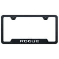 thumbnail image 1 of Nissan Rogue Laser Etched Logo Cut-Out License Plate Frame (Rugged Black), 1 of 3