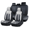 thumbnail image 1 of For Nissan Rogue Sport 2017-2022 Car Seat Covers, Black and Gray Car Seat Covers, Waterproof Faux Leather, Full Set of 5 Seats, Non-slip, Wear Resistance, Protect and Upgrade Seats, 1 of 9