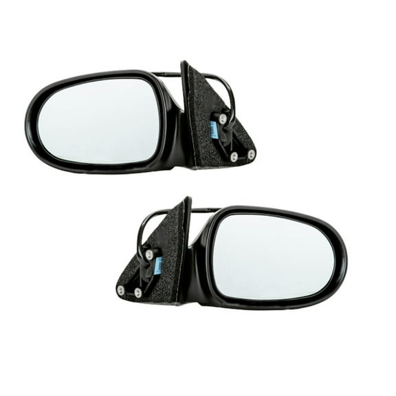 For Nissan Sentra 1995 96 97 98 1999 Door Mirror Driver and Passenger Side | Pair | Power | Non-Heated | Gloss | Replacement For 96302-4B000, 96301-4B000 | NI1320110, NI1321110