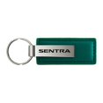 thumbnail image 1 of Nissan Sentra Rectangular Leather Key chain (Black), 1 of 2