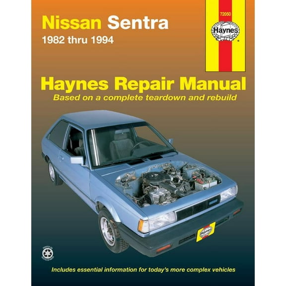 Nissan Sentra Sedan, Coupe, Wagon Gas Engines (82-94) Haynes Repair Manual ^