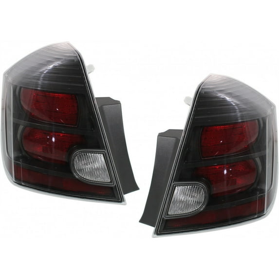 For Nissan Sentra Tail Light 2010 2011 2012 Driver and Passenger Side | Pair | Custom/Emotion/Luxury/Premium/SE-R Spec V/SE-R/SR DOT Certified For NI2800188