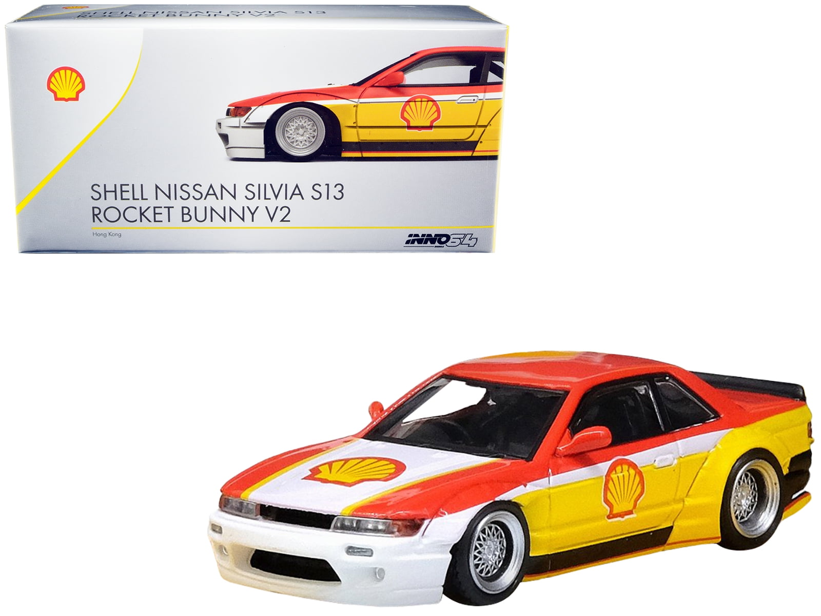 イノモデル INNO64 S13 シルビア 2台セット INNO64 Rocket Bunny Nissan Silvia S13 Full Set of 13 Cars Shell