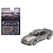 Nissan Skyline GT-R R32 RHD Right Hand Drive "Veilside Combat C-I" Gray Metallic Limited Edition 1/64 Diecast Model Car by Mini GT