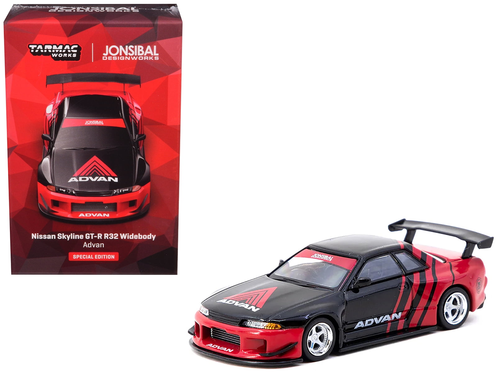 Nissan Skyline GT-R R32 Widebody ADVAN Black and Red Australia | Ubuy