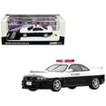 thumbnail image 1 of Nissan Skyline GT-R (R33) RHD Black and White "Saitama Prefectural" Police Car 1/64 Diecast Model Car by Inno Models, 1 of 3