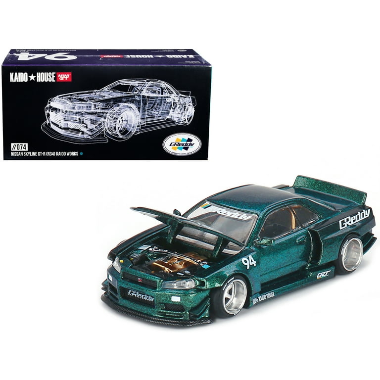 Kaido House x Mini GT 1:64 Nissan Skyline GT-R (R33) Kaido Works