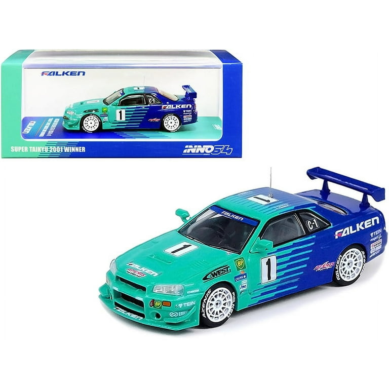 FALKEN 　 SUPER TAIKYU 2001優勝車　イノモデル　R34 The Making of the 2001 Super Taikyu Winning Falken R34