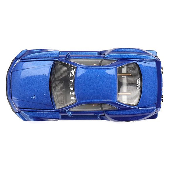 Nissan Skyline GT-R (R34) "SHINJUKU V2 Aero" RHD (Right Hand Drive) Blue Metallic (Designed by Jun Imai) "Kaido House" Special 1/64 Diecast Model Car by Mini GT