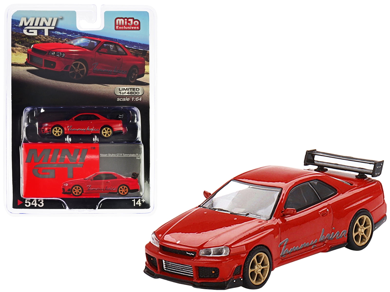Nissan Skyline GT-R (R34) Tommykaira R RZ Edition Red Mini