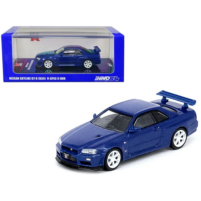 Nissan Skyline GT-R R34 (V-SPEC II NUR) 1:64 scale diecast