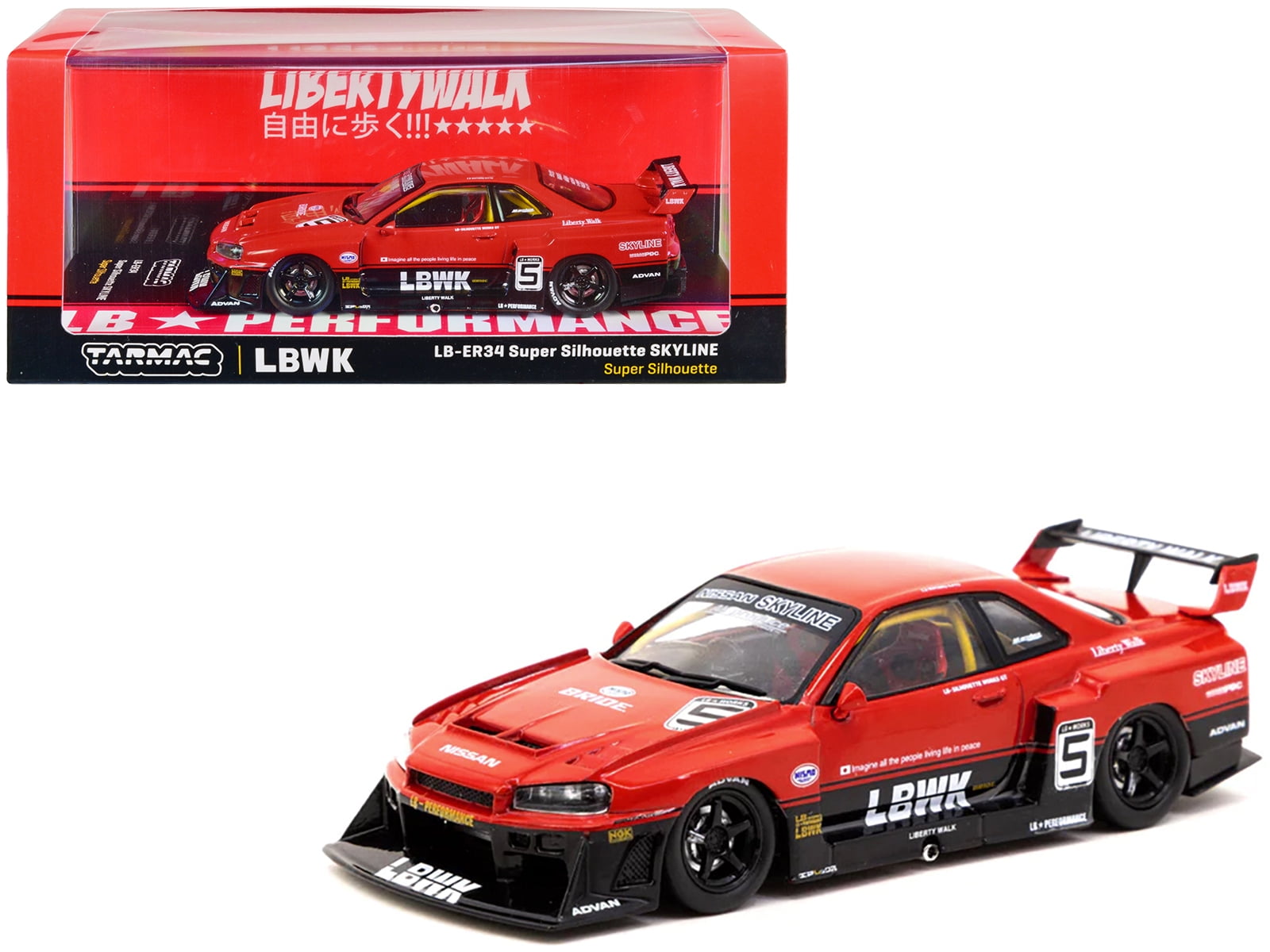 Nissan Skyline LB-ER34 Super Silhouette RHD #5 