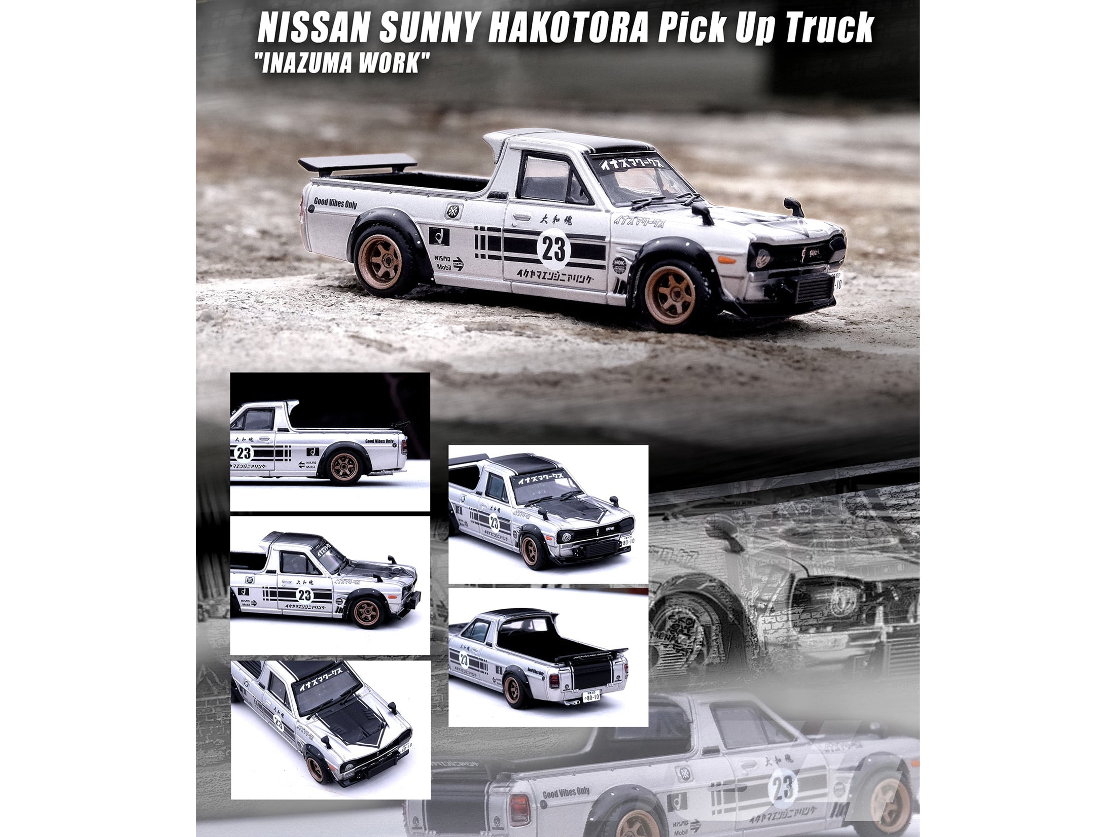Diecast Nissan Sunny Hakotora Pickup Truck RHD (Right Hand