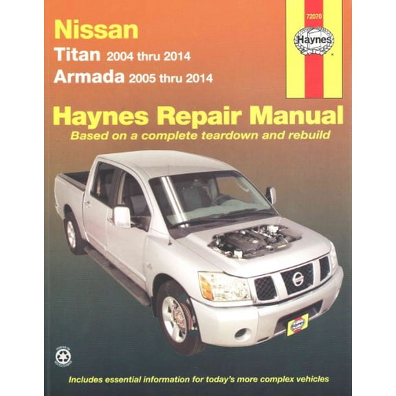 Pre-Owned Nissan Titan (04-14), Armada (05-14) & Pathfinder Armada (04) Haynes Repair Manual ^